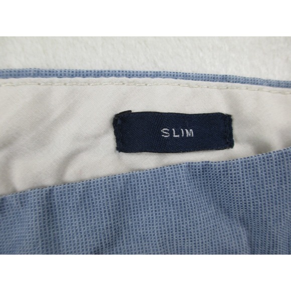 J.Crew Flex Pants Mens 31 Blue Slim Chino Preppy Pockets Casual 31X32 - Picture 9 of 10